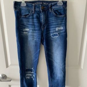 American Eagle Size 8 blue jeans